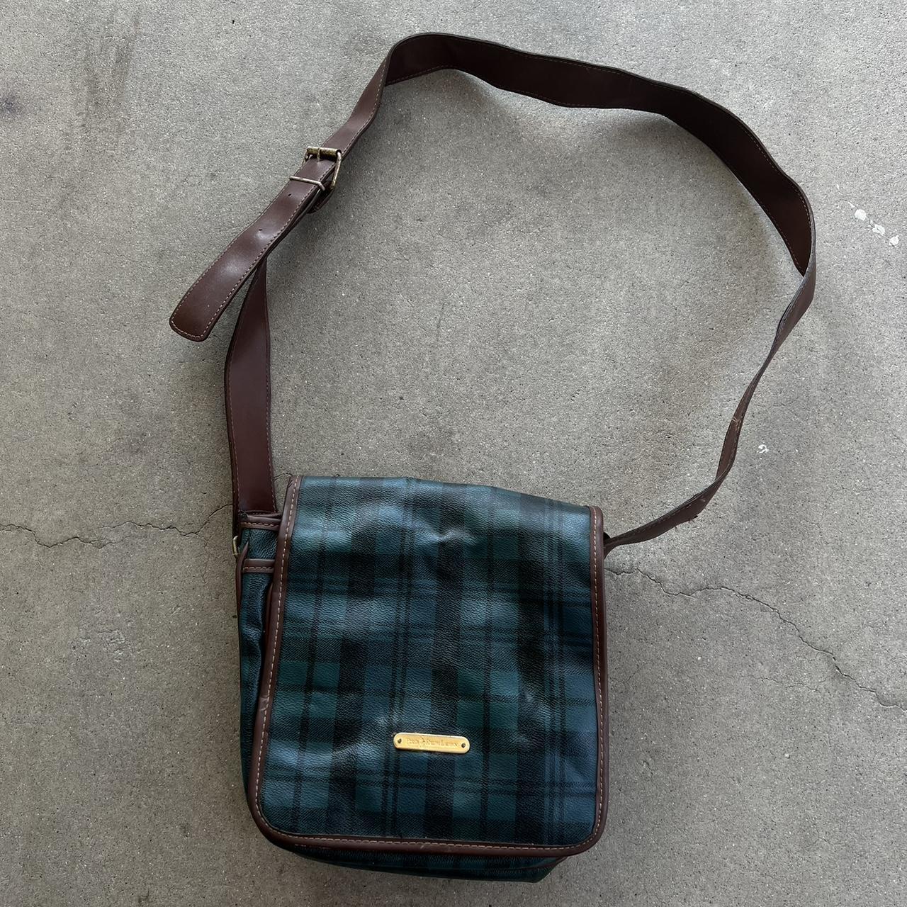 Lauren Ralph 2024 Lauren Vintage Tartan Plaid Shoulder Bag from the 90's