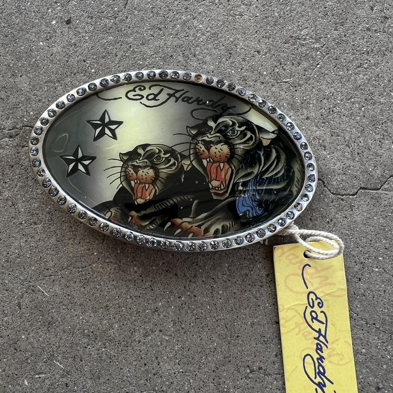 Ed hardy belt outlet buckle