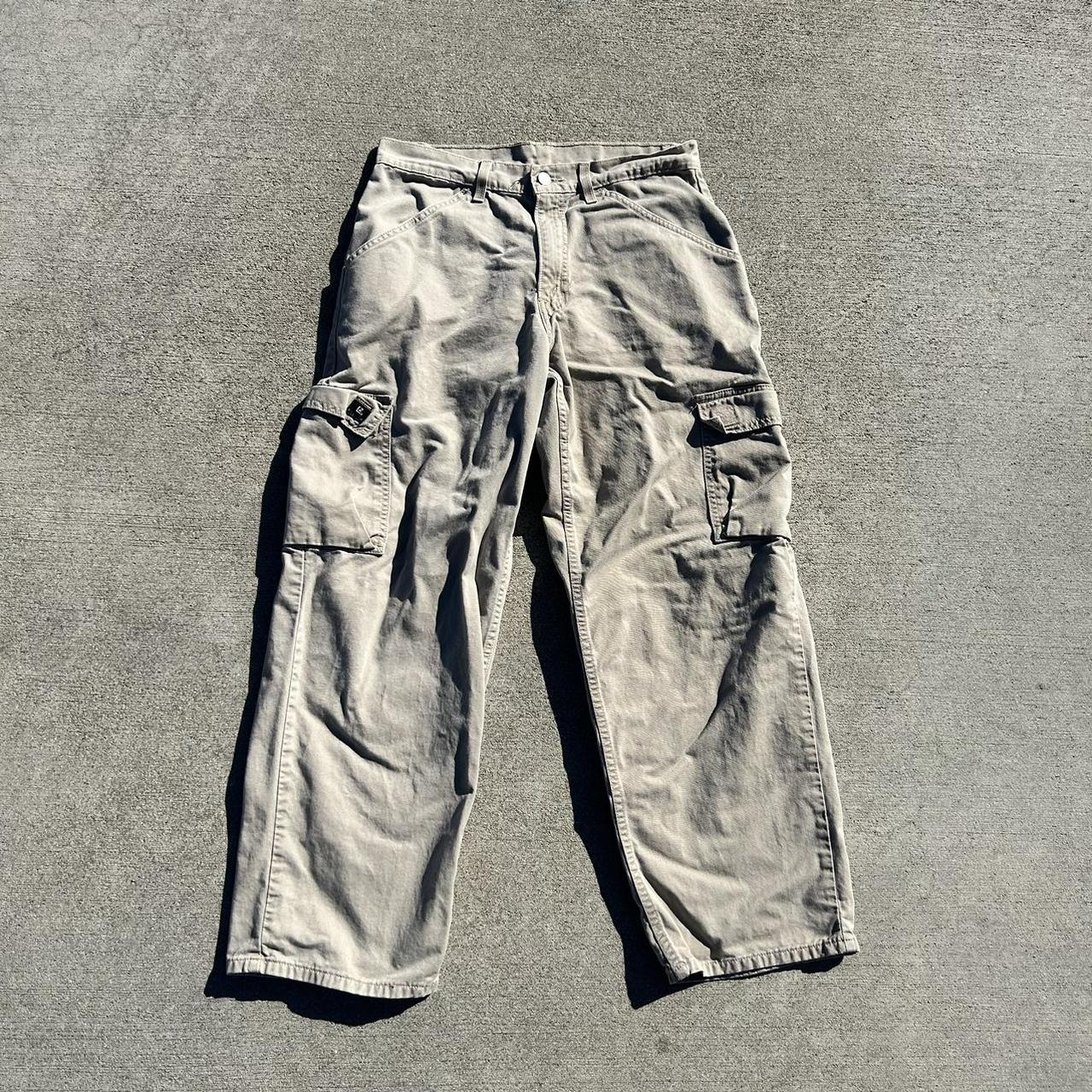 Vintage Levi’s Cargo Pants Size 30X30 Condition... - Depop