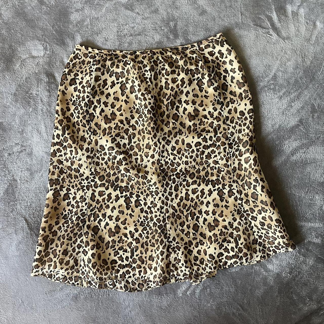 Cheetah skirt 90s best sale