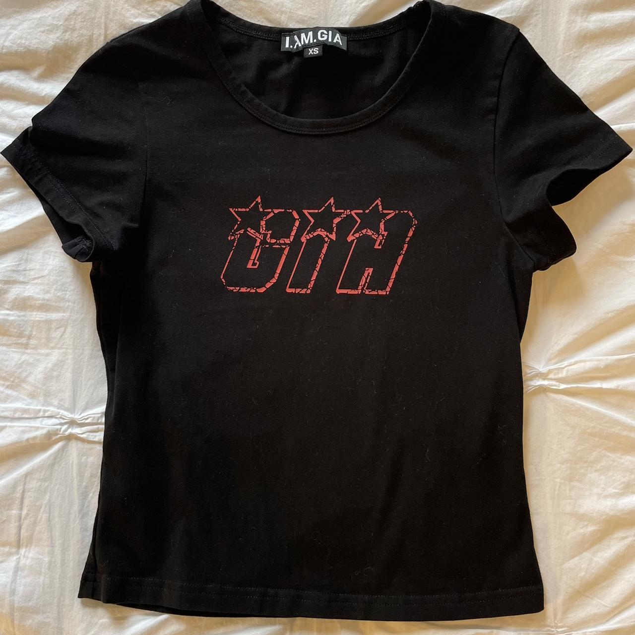 i am gia baby tee - perfect condition only worn... - Depop