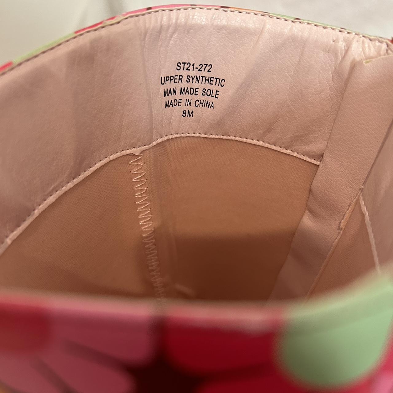 Dolls Kill Flower GoGo Boots Size 8 Depop