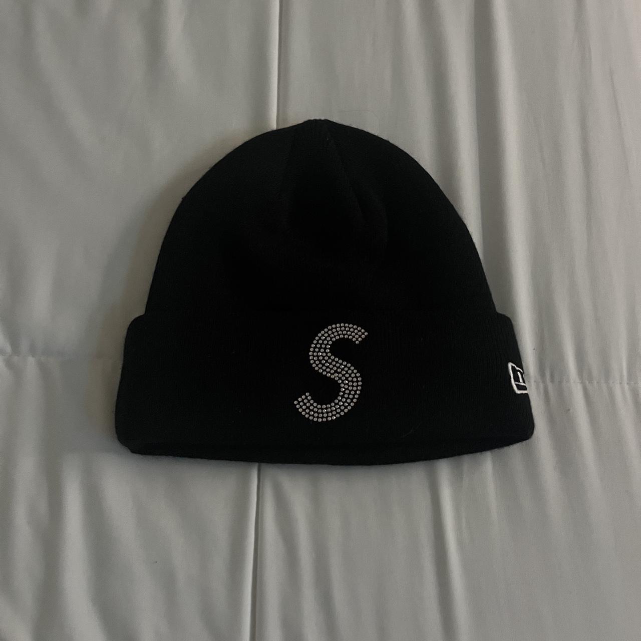 authentic black S logo supreme x swarovski... - Depop