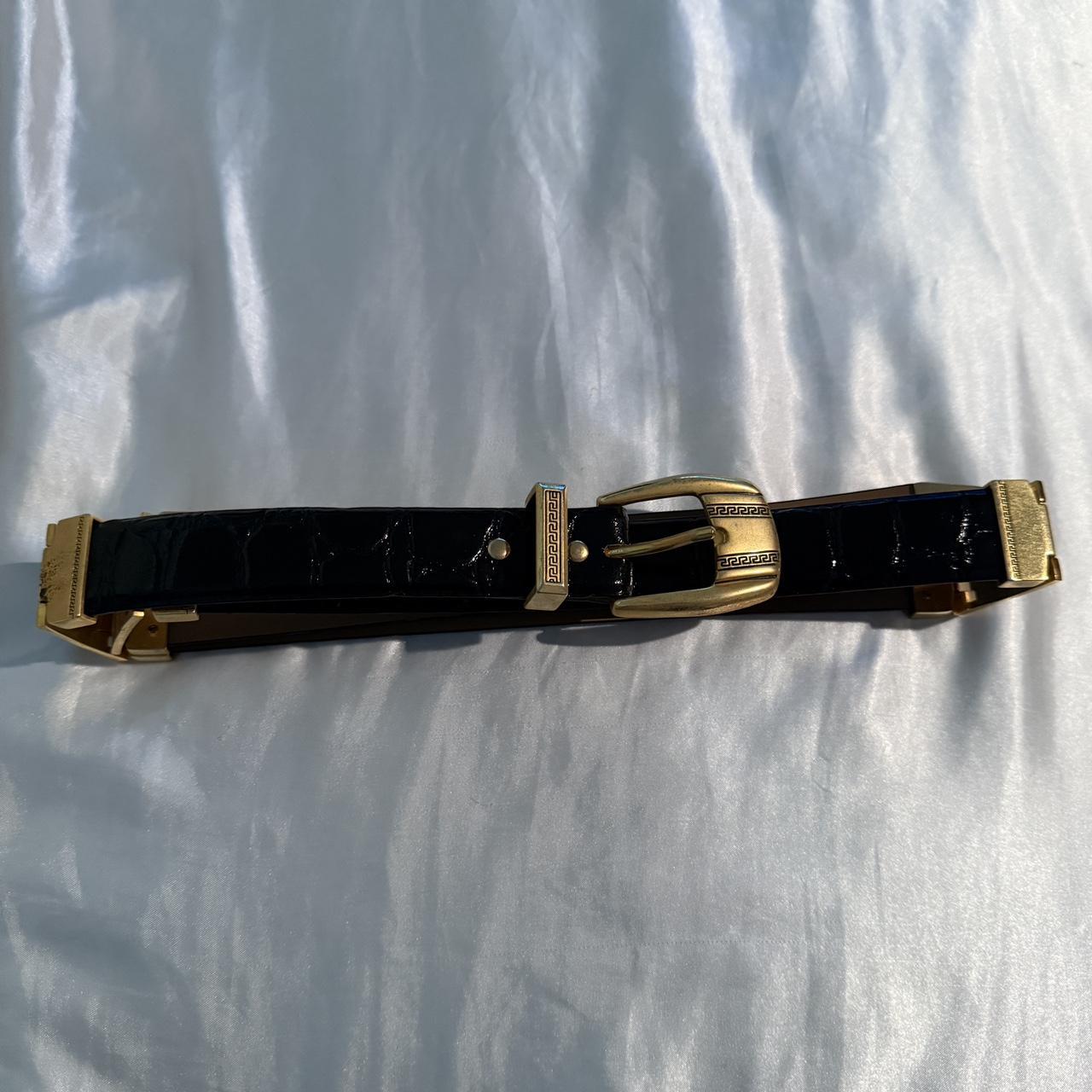 Versace Men's Belt - Black/Multi – authentic blac… - image 2