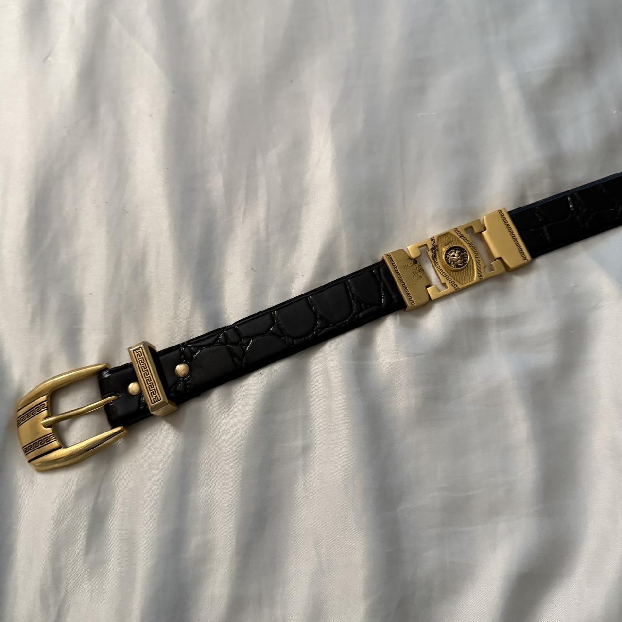 Versace Men's Belt - Black/Multi – authentic blac… - image 1