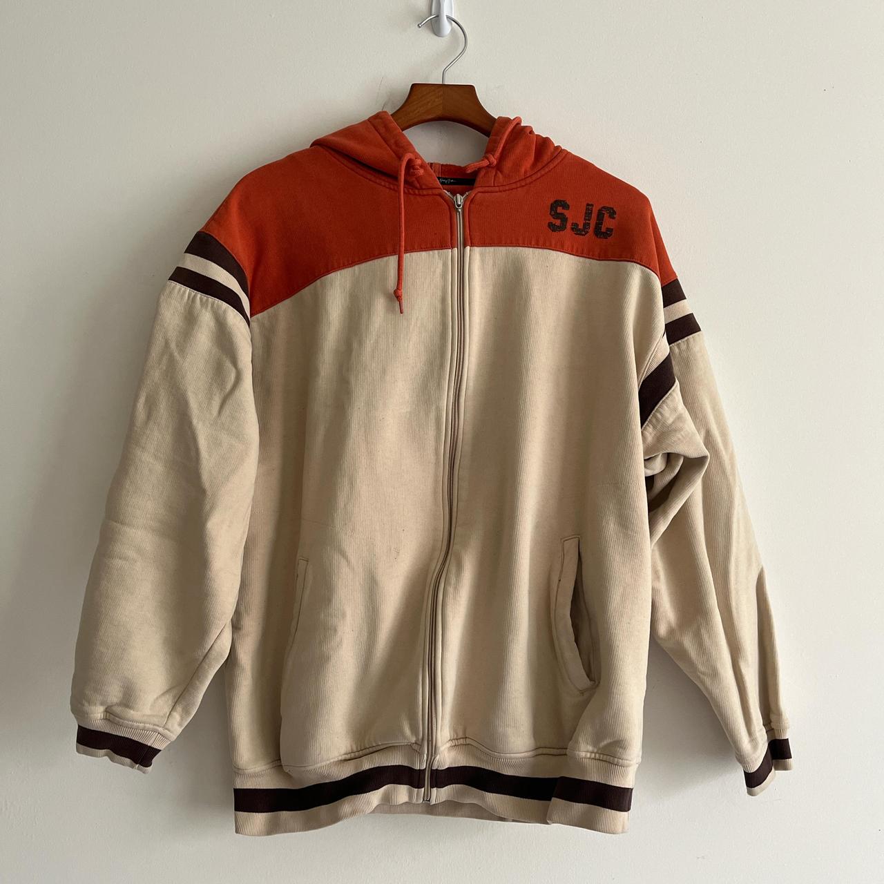y2k sean john zip up sweatshirt, condition: