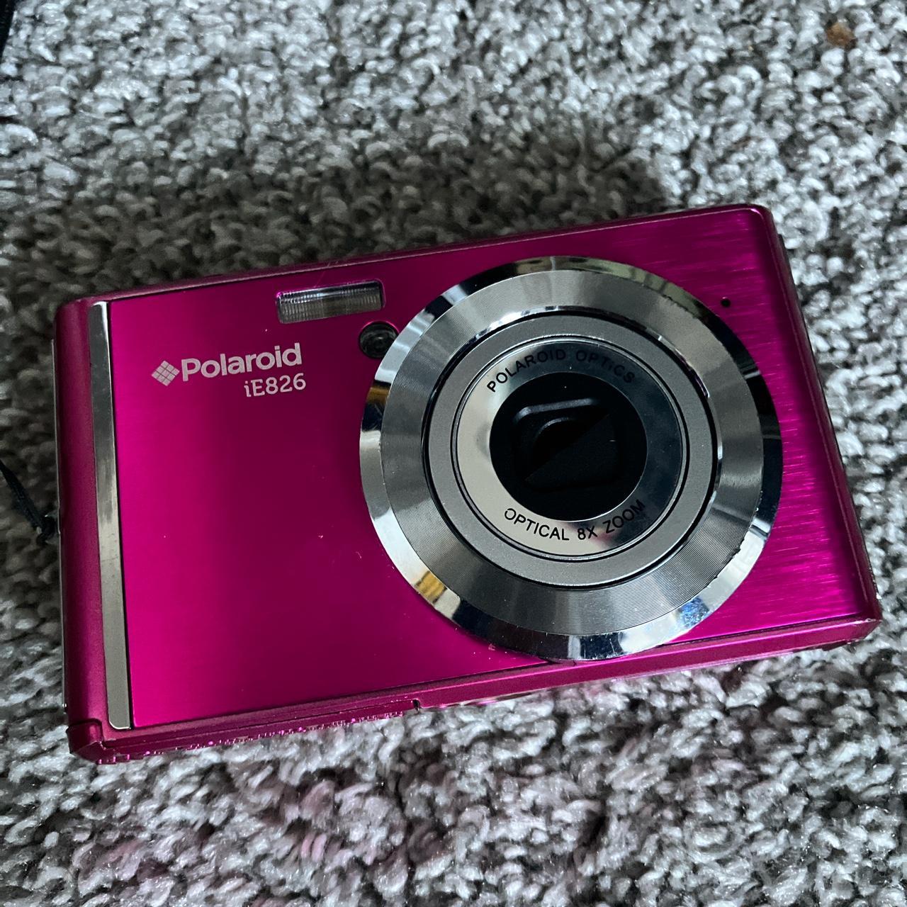 Polaroid ie826 7mp vintage digital camera in pink... Depop