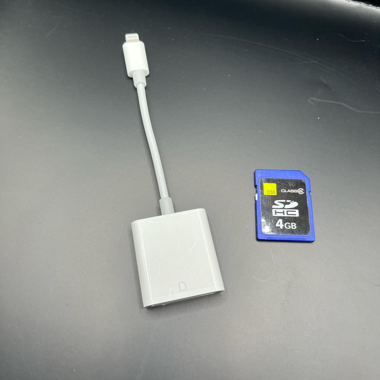 Iphone ios sd card to phone adapter sd card not depop
