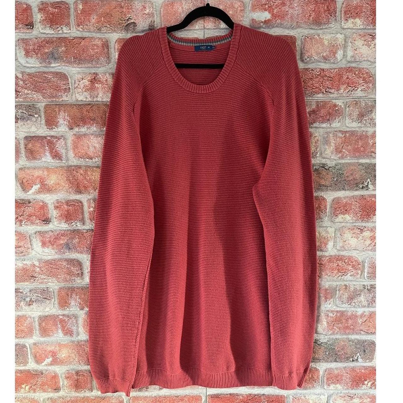 Cotton Traders Men's Red Jumper 