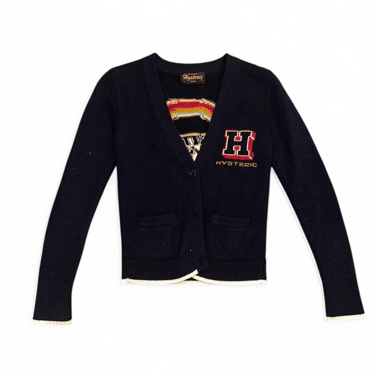 トップス HYSTERIC GLAMOR lettered cardigan y2k Hysteric Glamour cardigan – Litttlesister