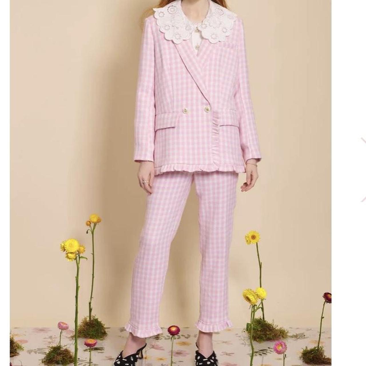 Dream Sister Jane Women's Pink and White Suit