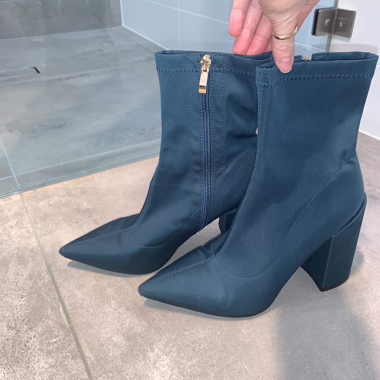 emerald green ankle boots