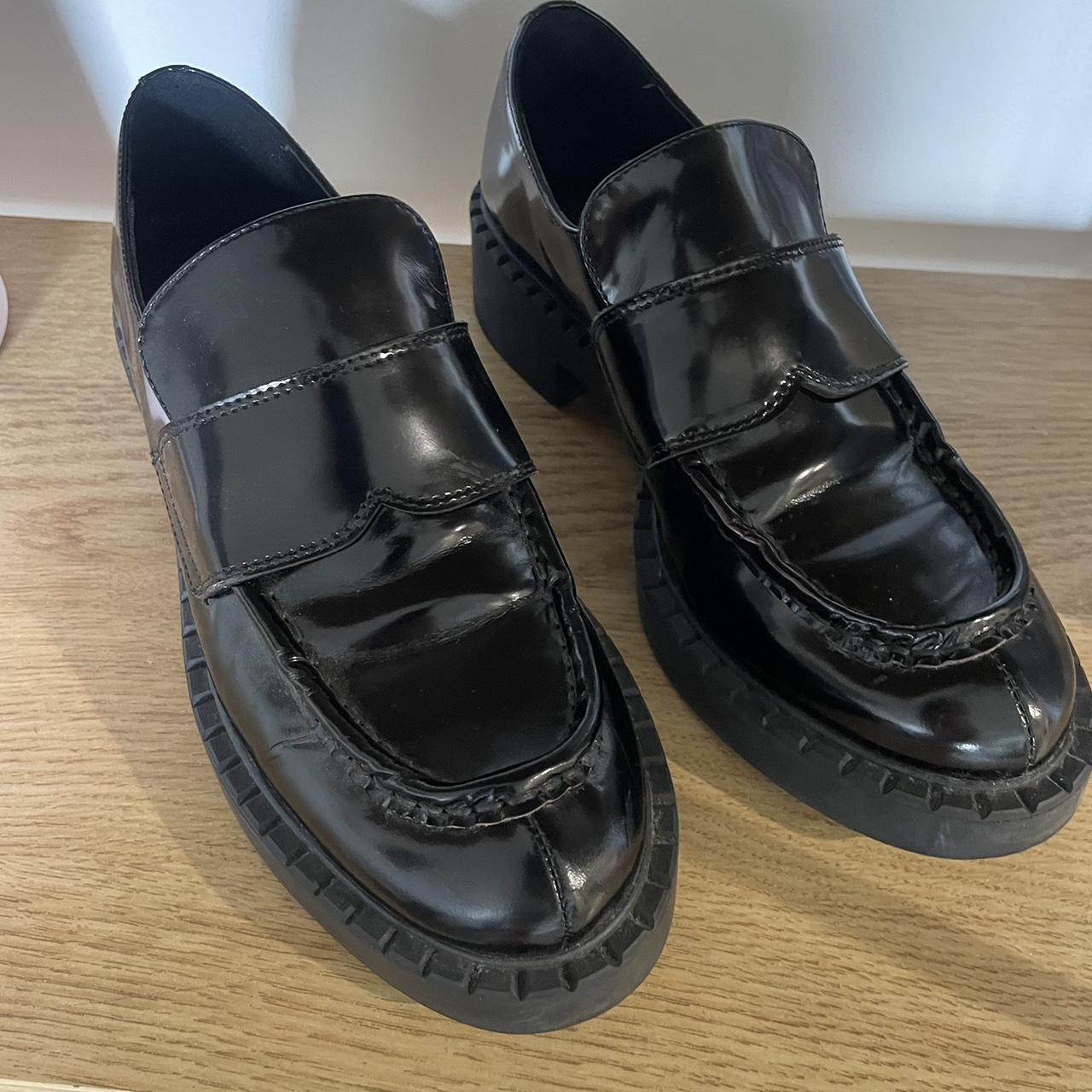 Tony Bianco leather loafer Size 37 Perfect... - Depop