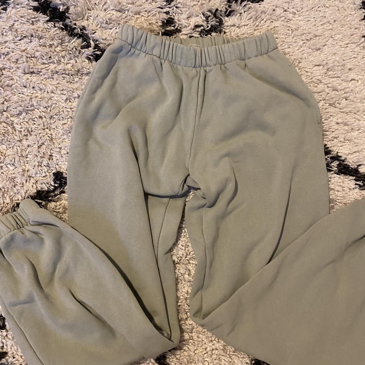 John Galt light green sweatpants (barely worn) - Depop