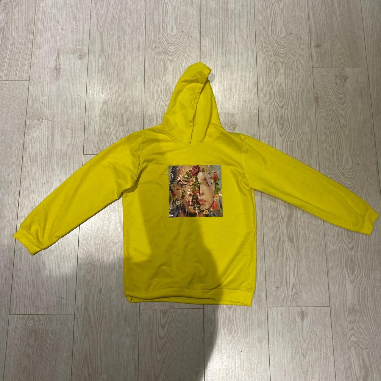 Billie eilish hoodie yellow best sale