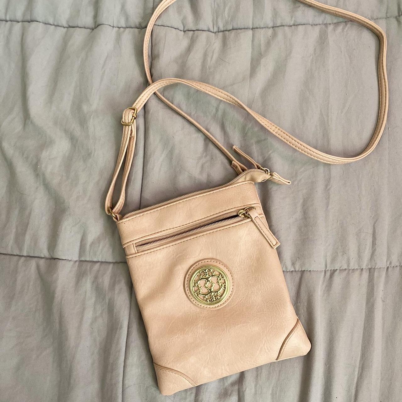 small pink cross body bag, like new condition Depop