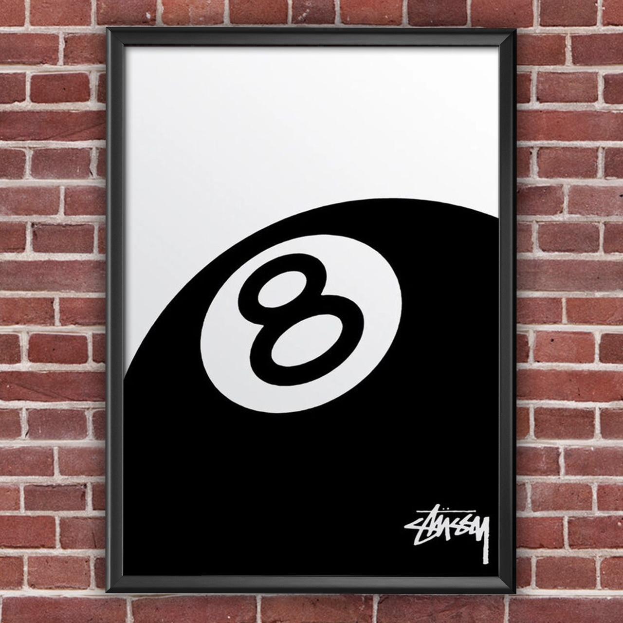 High quality stussy 8ball poster, check on my... - Depop