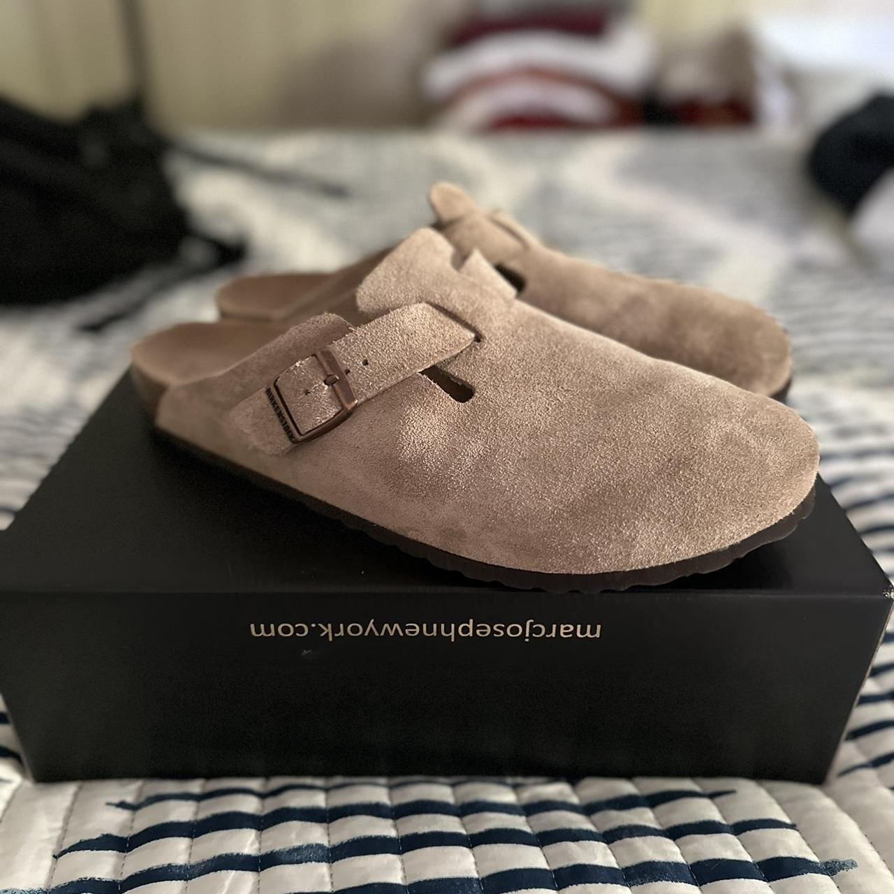 mens taupe birkenstocks