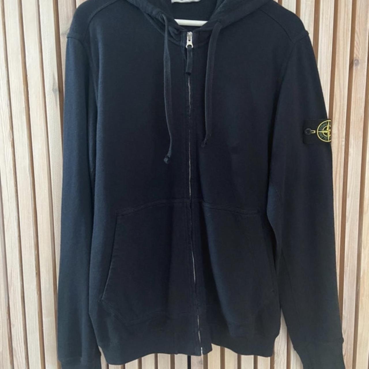 Black stone island zip up Authentic shown by... - Depop