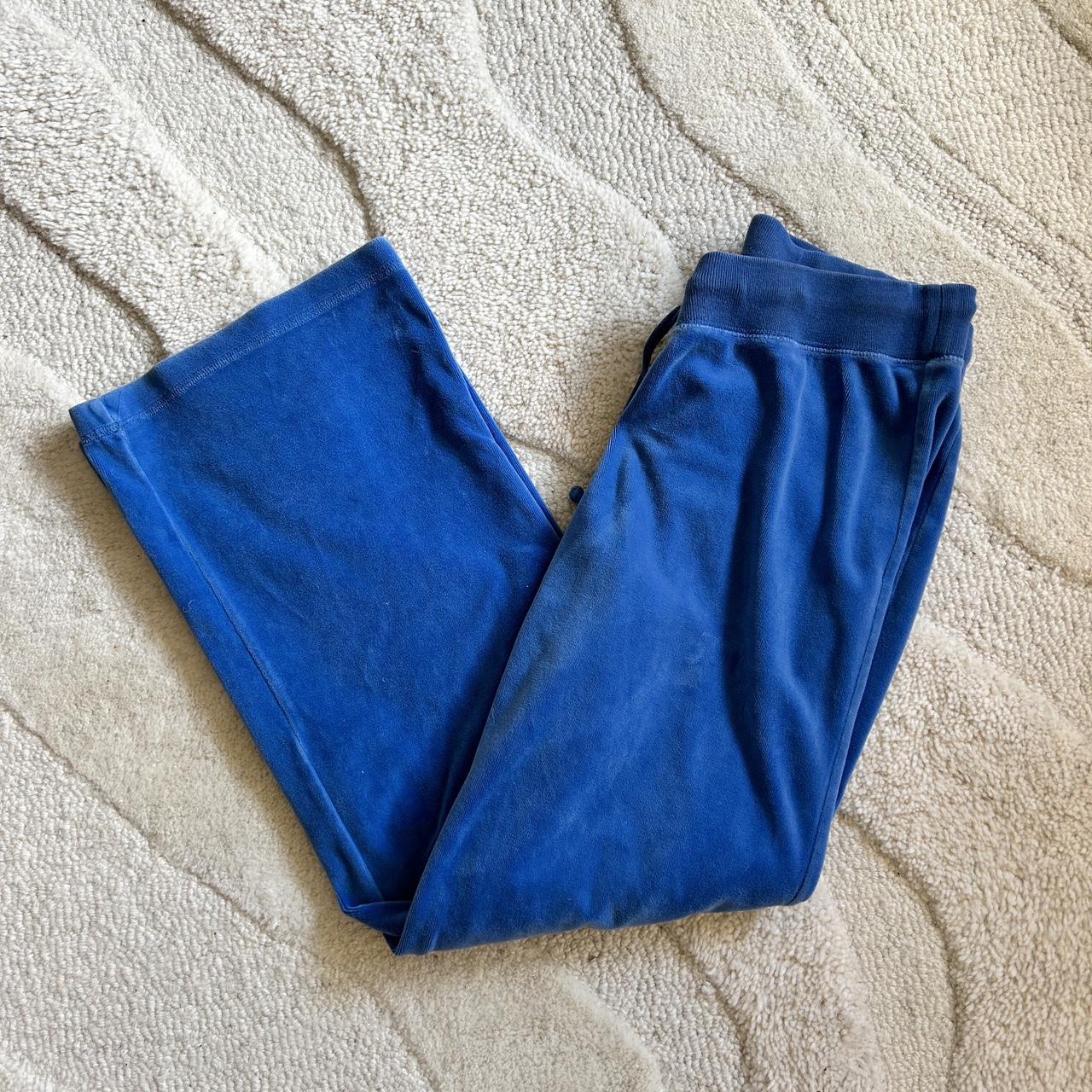 Vintage Y2K early 2000s velour low rise... - Depop