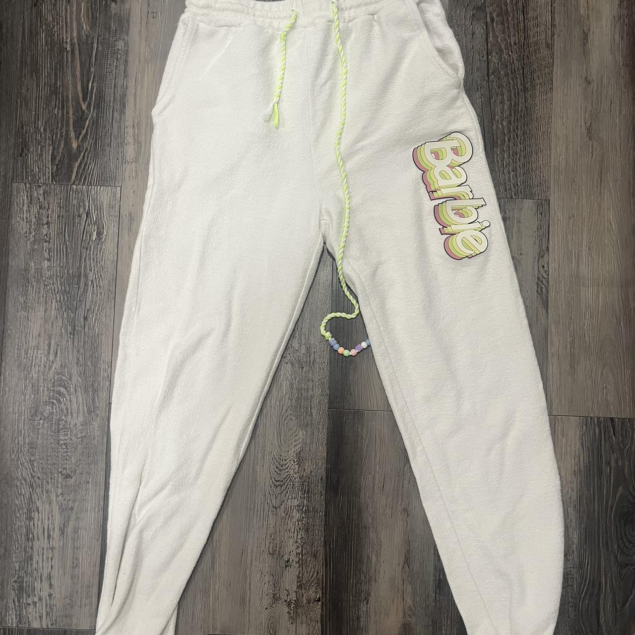 barbie sweatpants medium size from forever 21