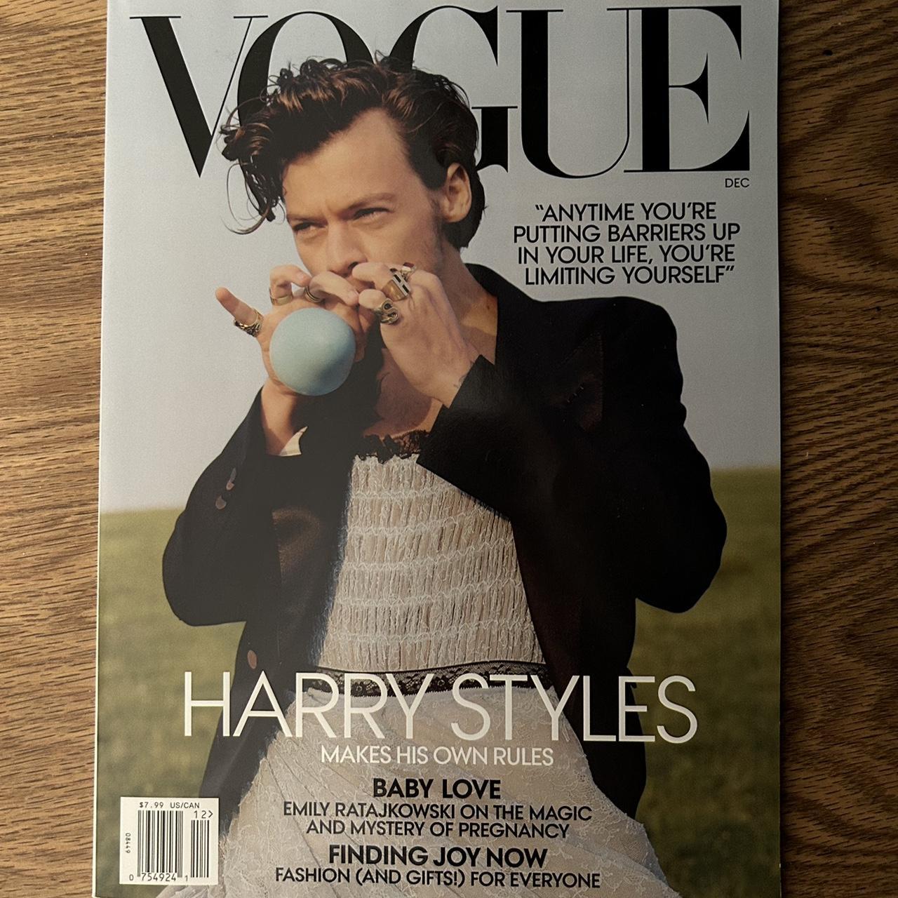 Harry Styles Vogue magazine, mint condition. Feel... - Depop