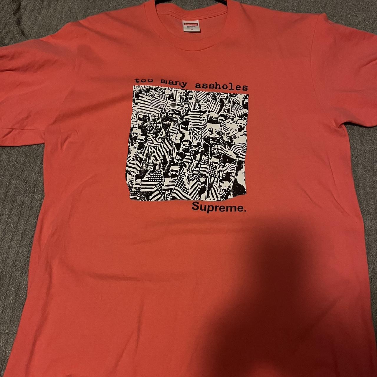 Supreme 2022 too many asshole tee Size M Color... - Depop