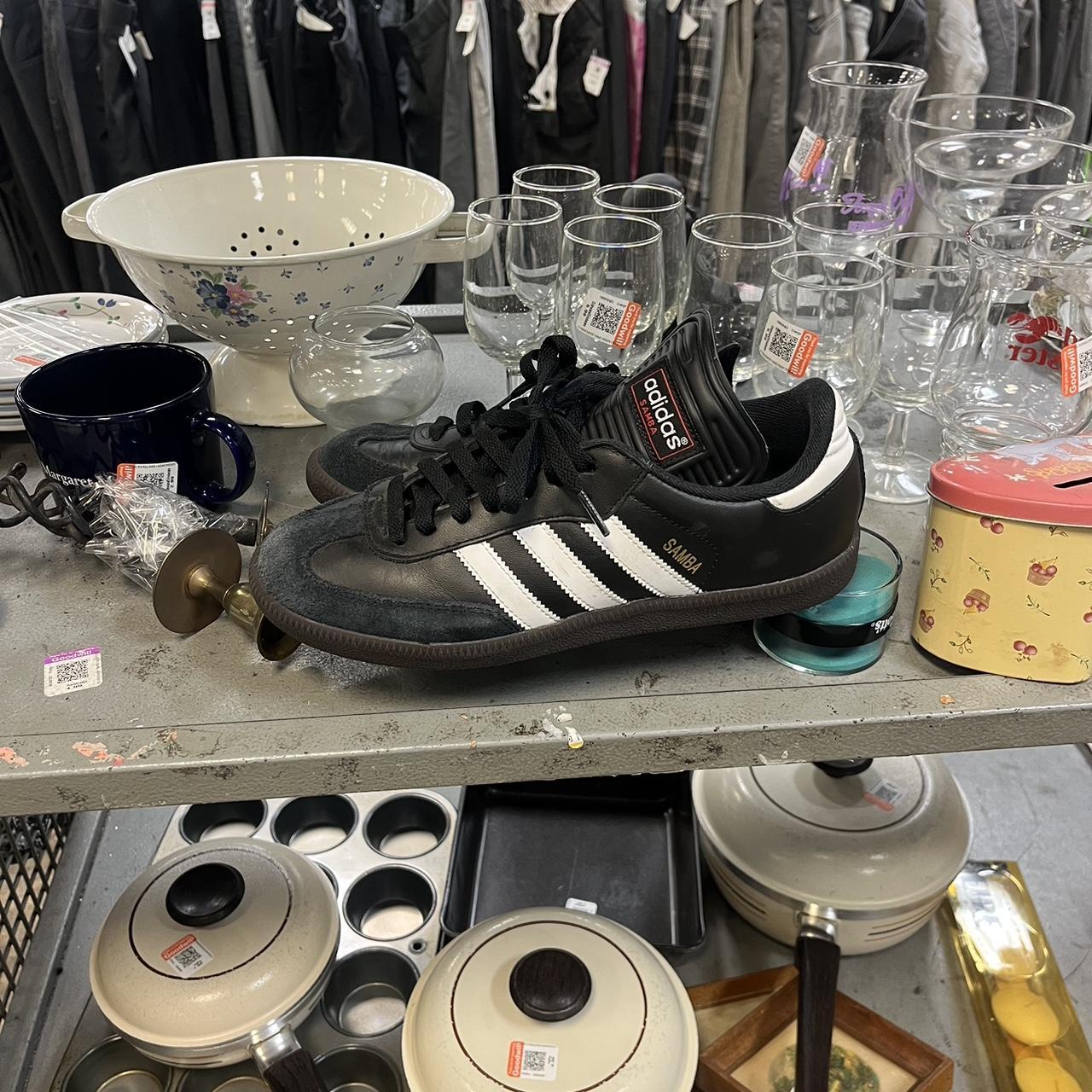 mens black adidas samba trainers