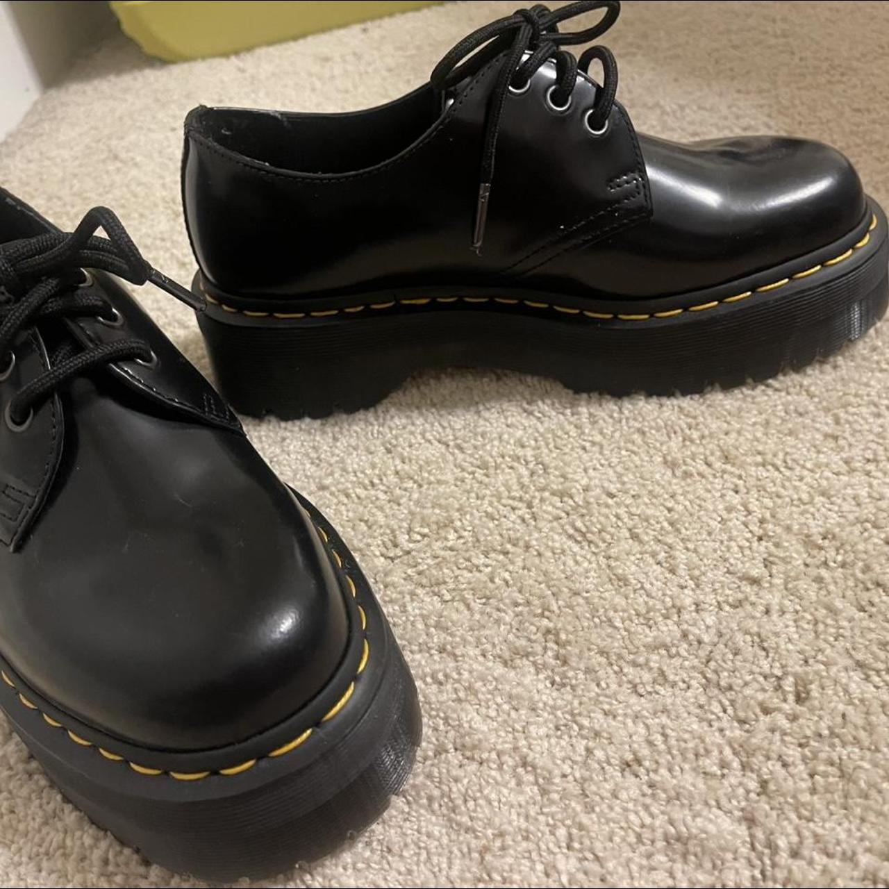 Brand new never worn low rise platform doc martens,... - Depop