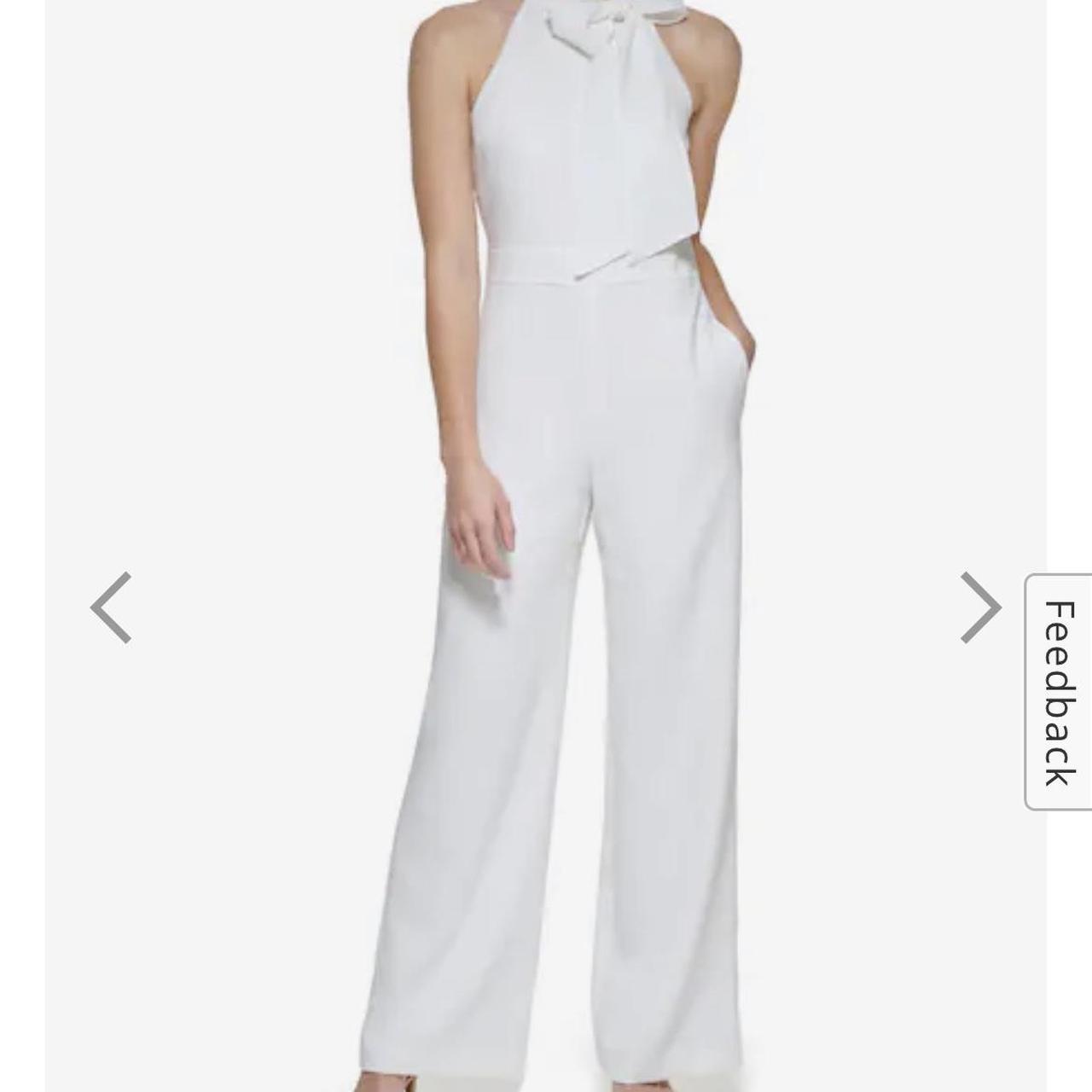 Vince Camuto white jumpsuit I have two Depop