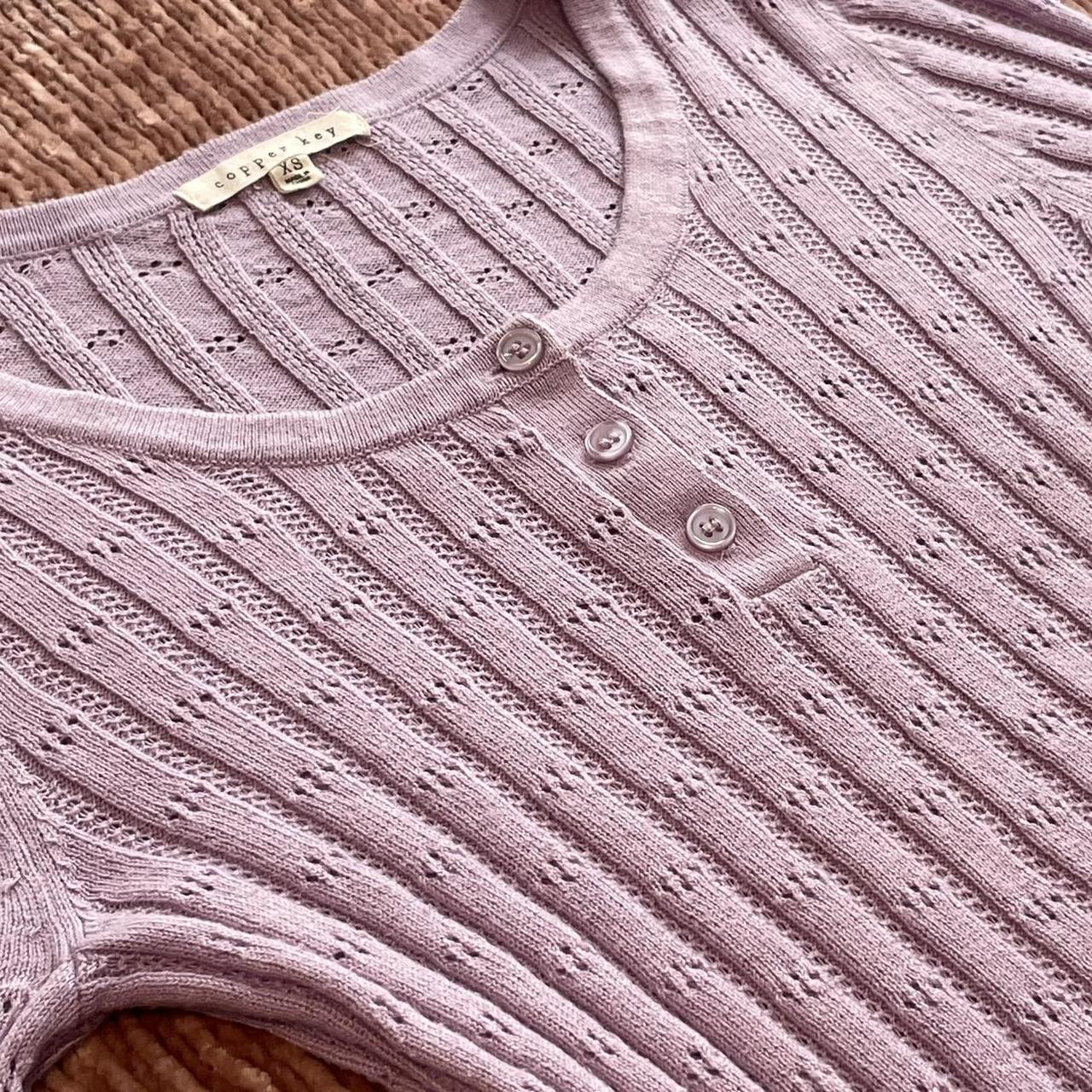 Copper Key Women's Purple Sweatshirt Depop