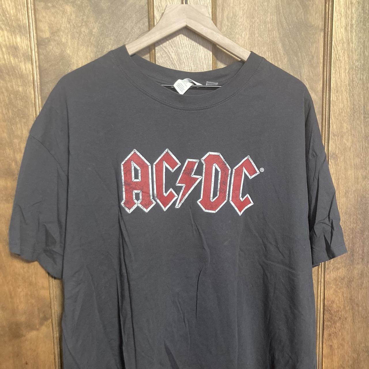 AC/DC tour shirt, boxy fit - Depop