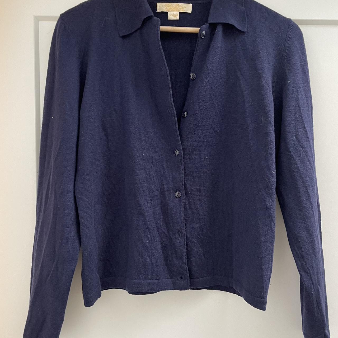 Brooks Brothers Women's Navy Cardigan 