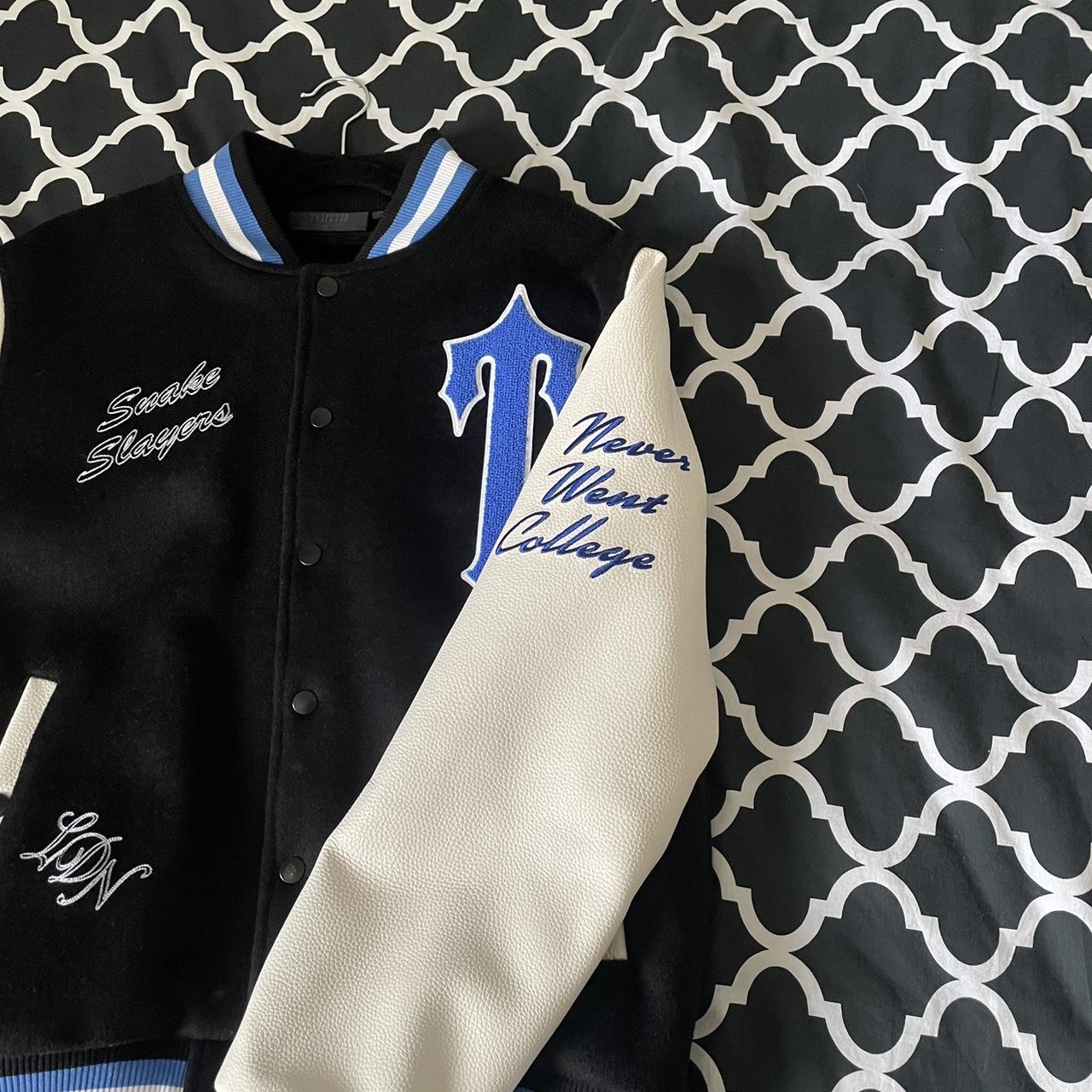 Trapstar snake slayers varsity jacket MEDIUM Unworn,... Depop