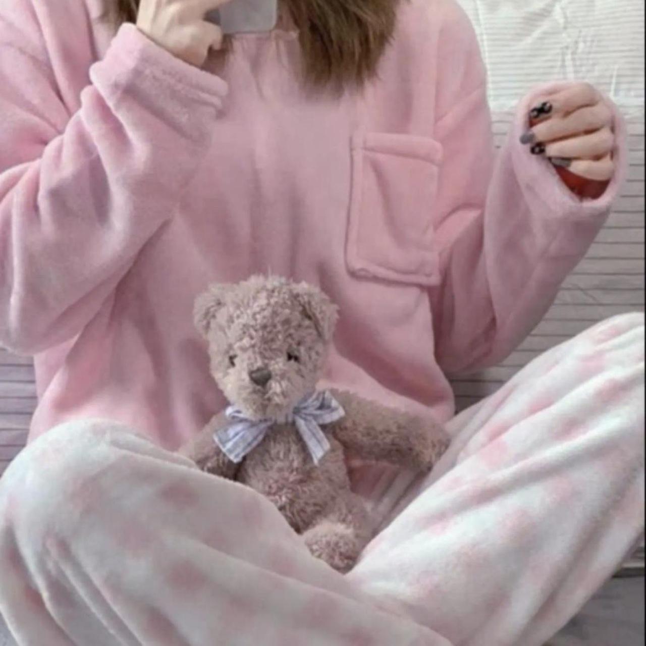 plaid pajama pants pink