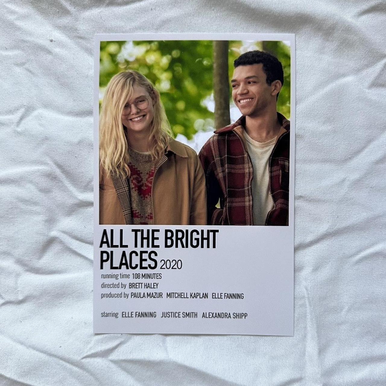 all the bright places mini poster -4x6 inches on... - Depop