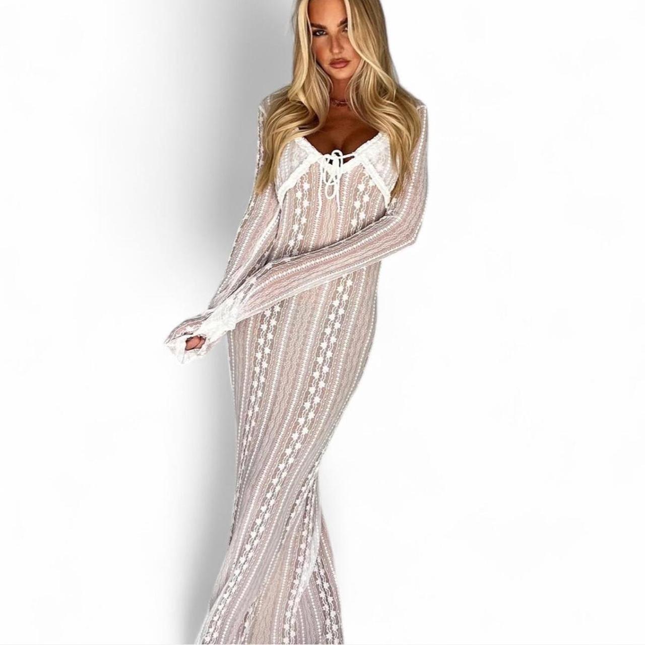 Tiger Mist Women's Dress - White/Multi - XS – Tig… - image 1