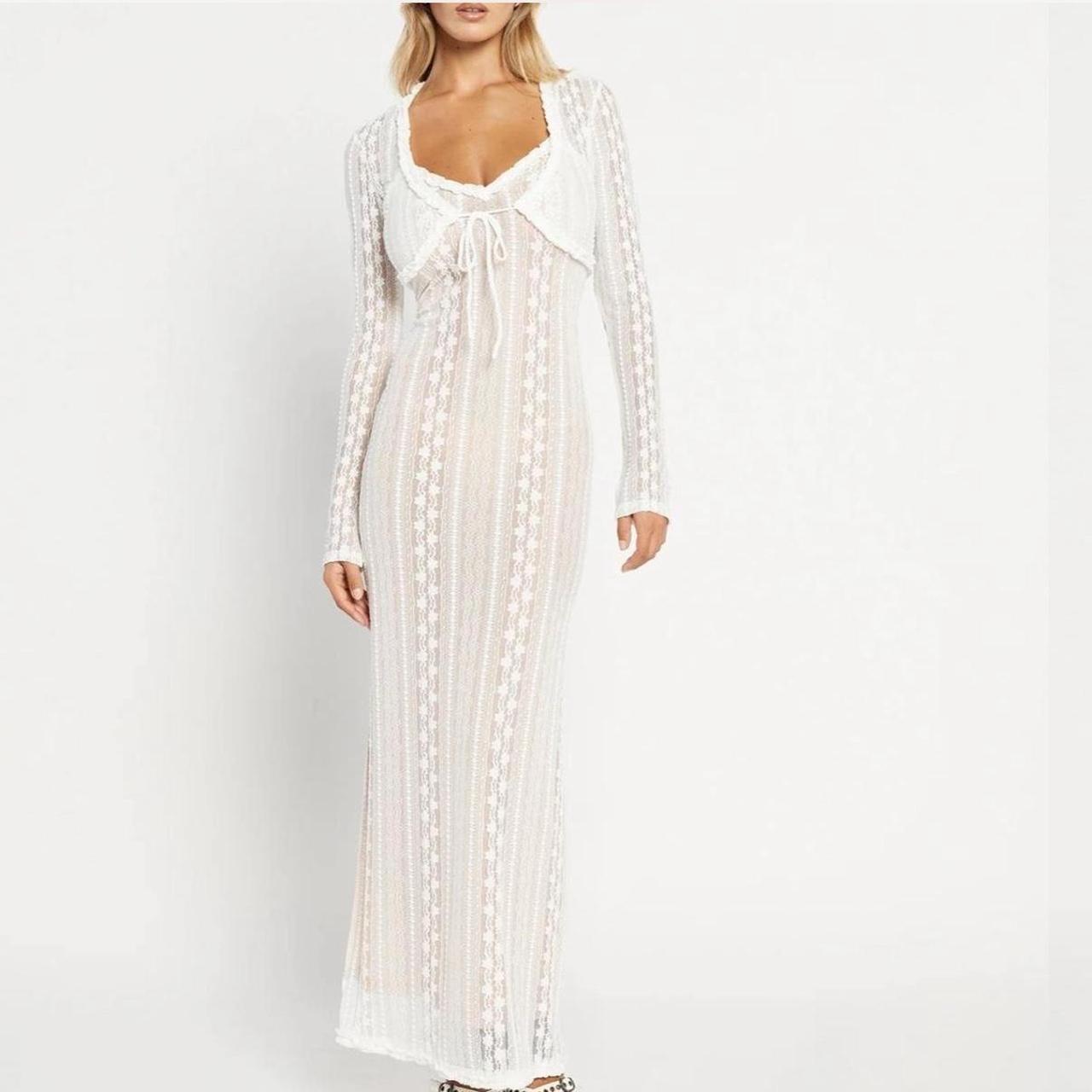 Tiger Mist Women's Dress - White/Multi - XS – Tig… - image 4