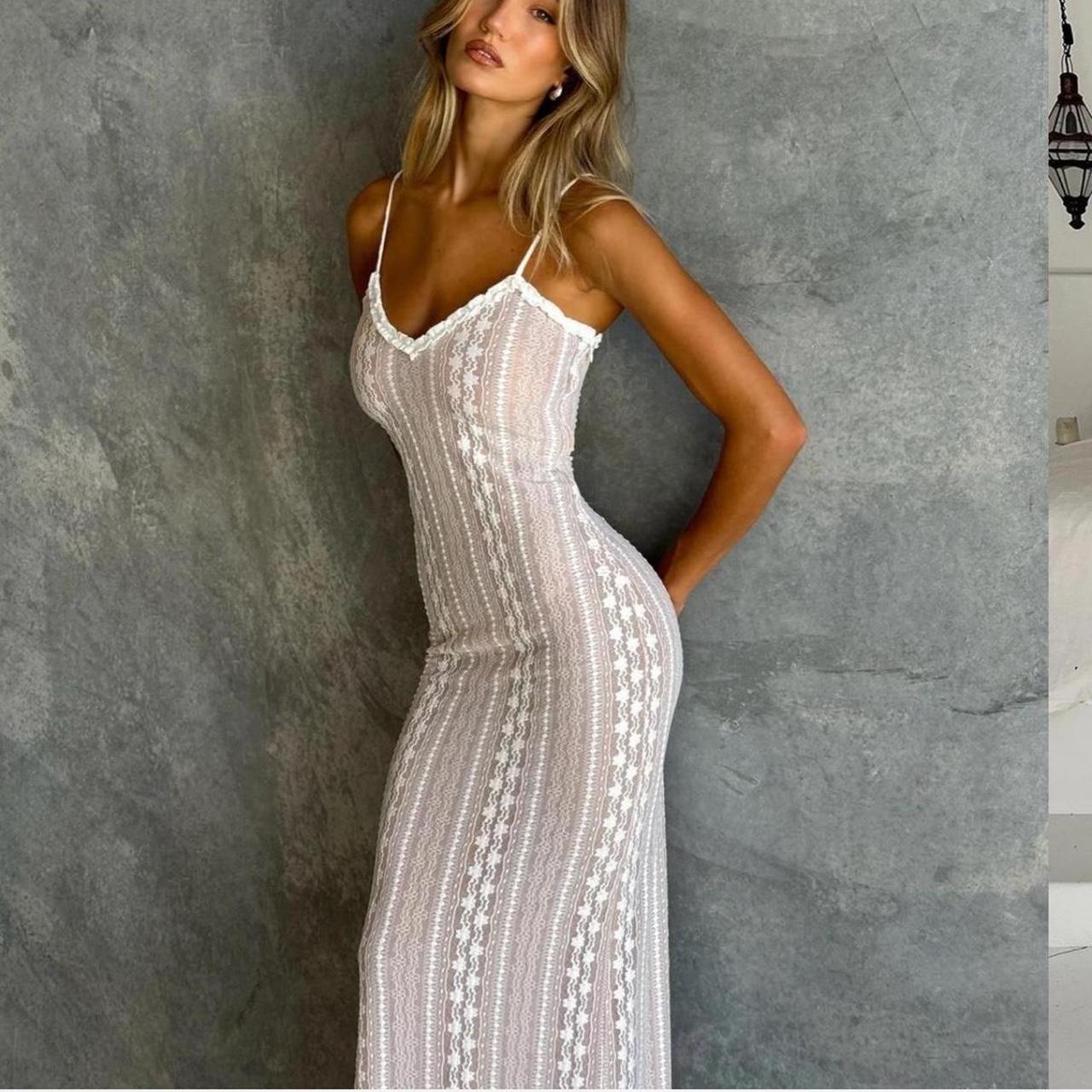 Tiger Mist Women's Dress - White/Multi - XS – Tig… - image 3