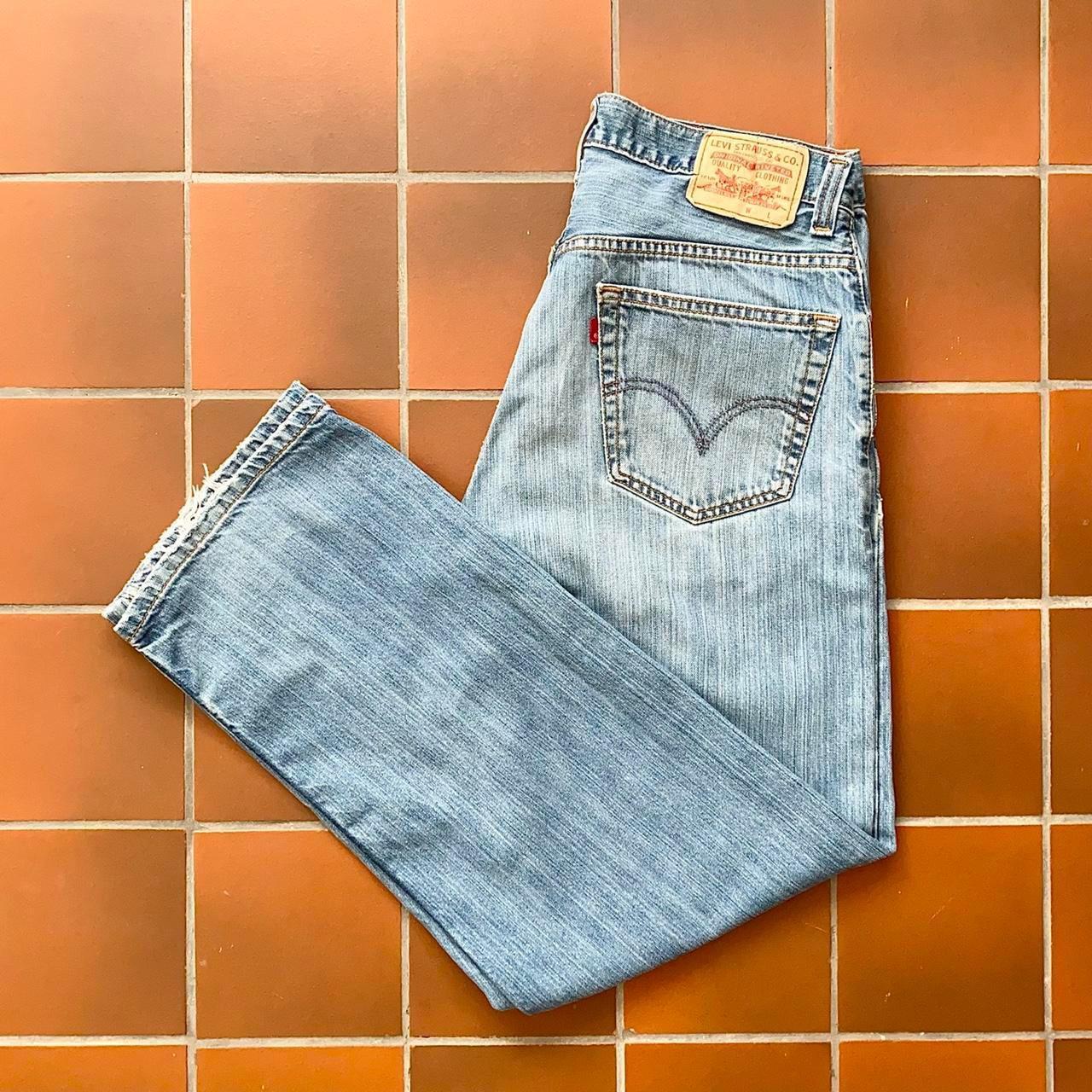 Vintage Baggy Levi’s Light Wash Jeans. Y2K faded... Depop