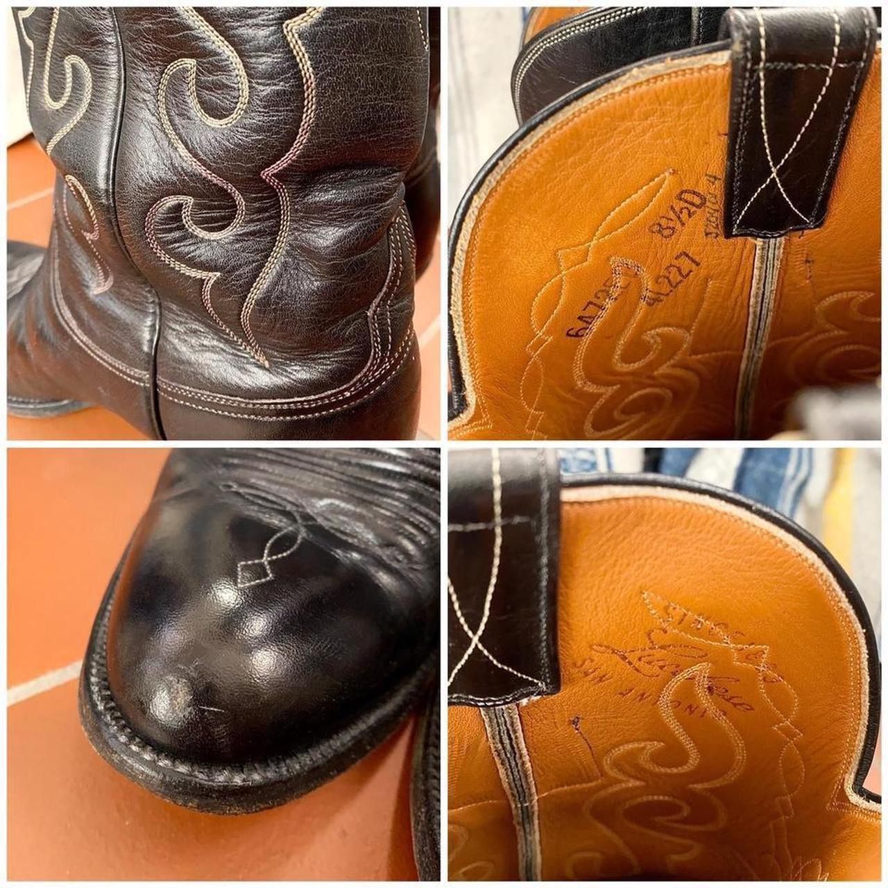mens vintage black boots