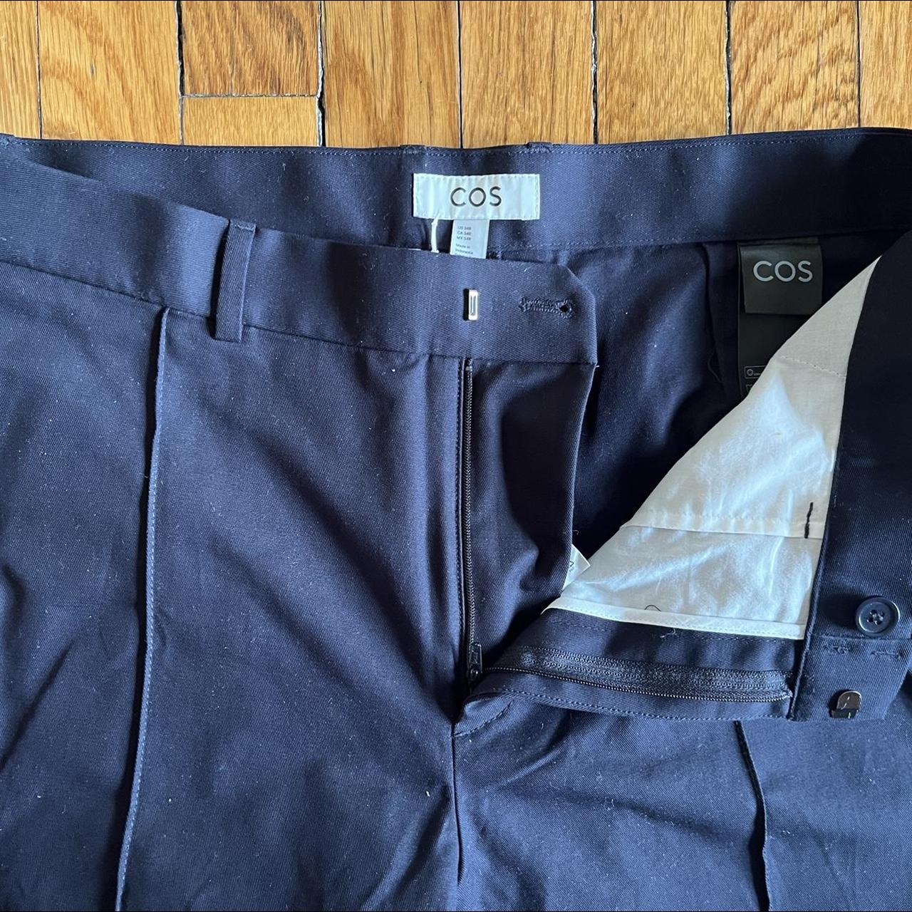 COS Men's Navy Trousers | Depop