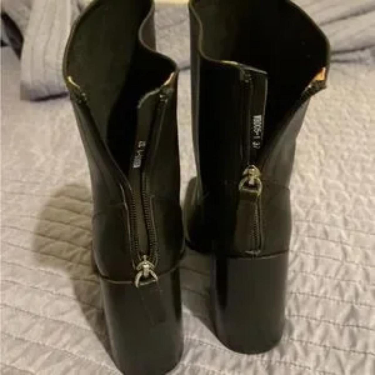 Alias Mae The Eden black leather boots Size... - Depop
