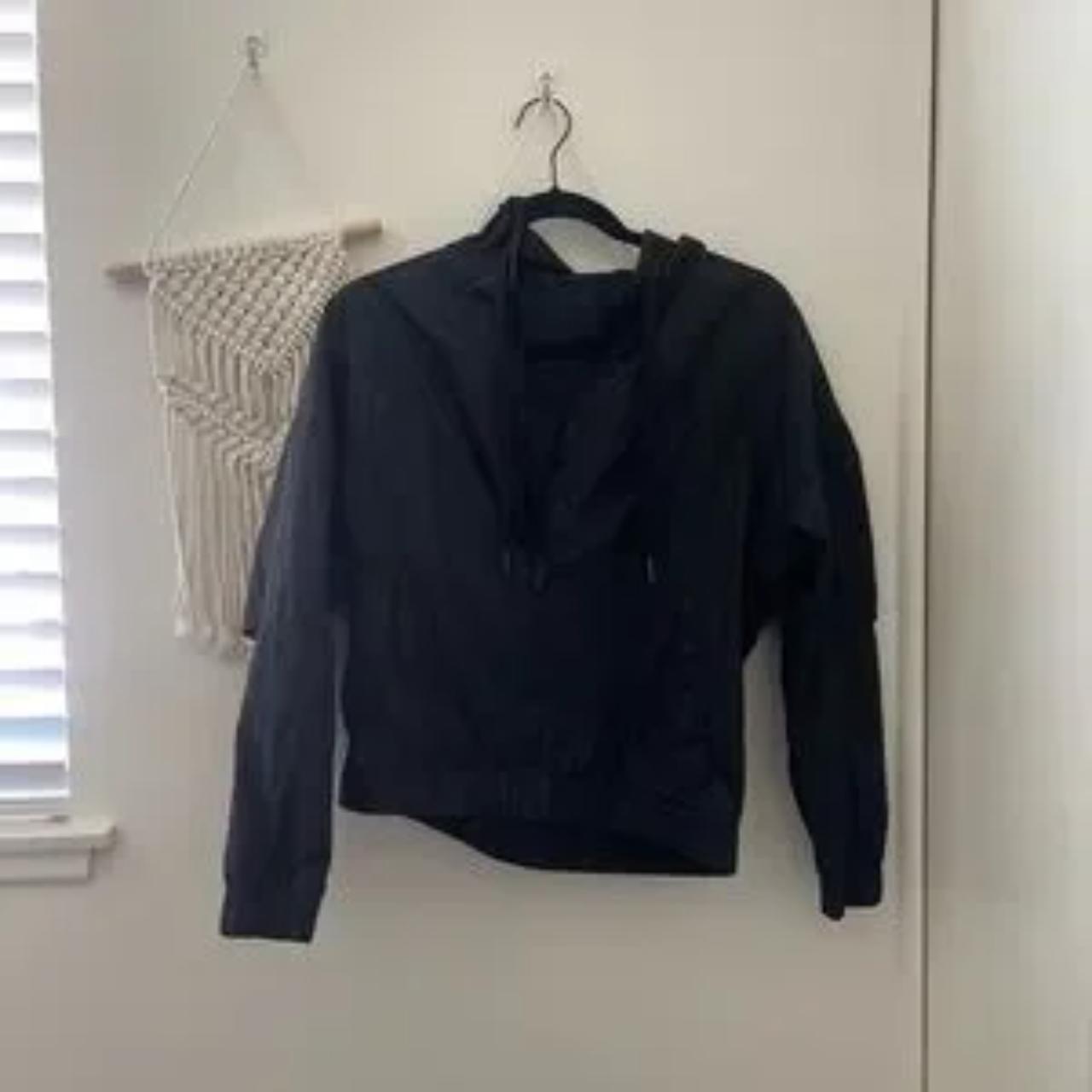 Lululemon cropped windbreaker jacket lightweight... Depop