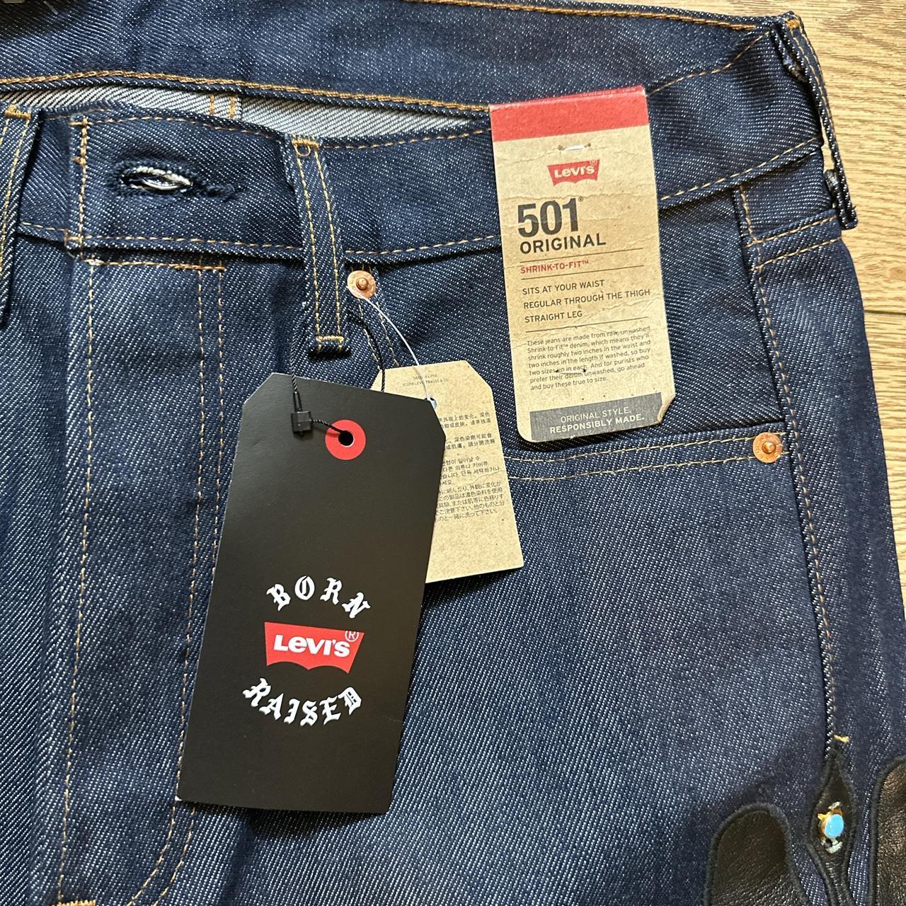 Born x Raised 501 Levis Brand New with tags | Depop Born x Raised 501 Levis Brand New with tags | Depop