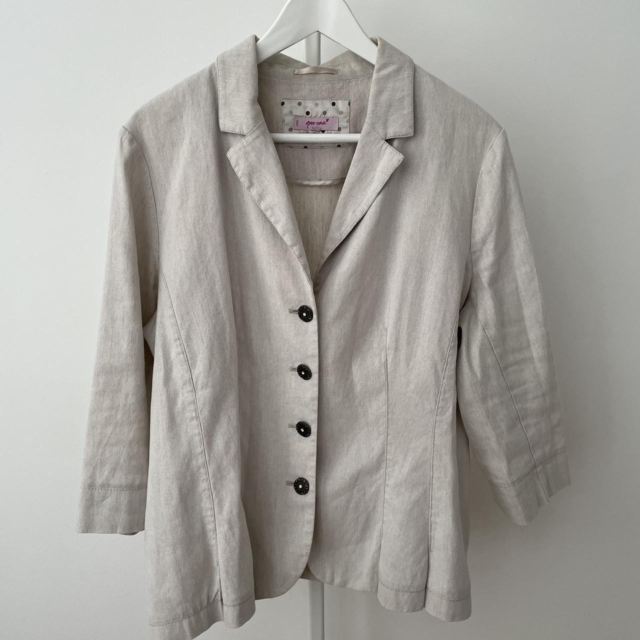 Per una linen jacket hotsell