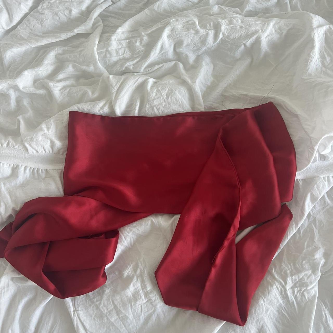 Princess polly red scarf wrap top Can style in... Depop