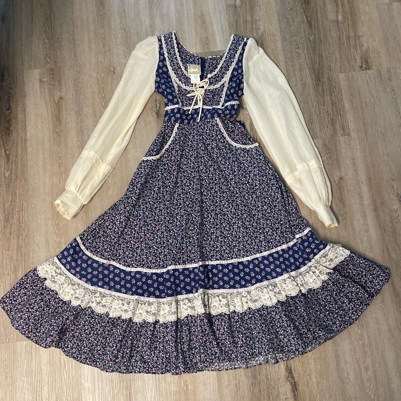 Pristine S Gunne Sax Prarie Cottage Style Dress Depop