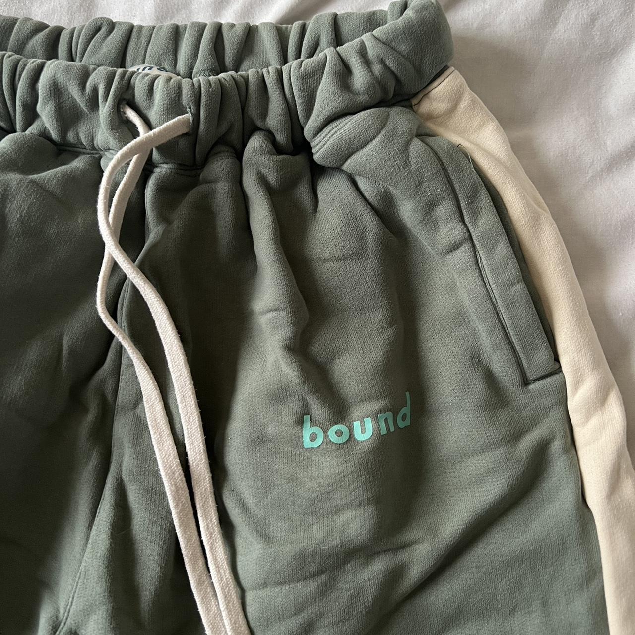 Bound joggers in green size M - Depop