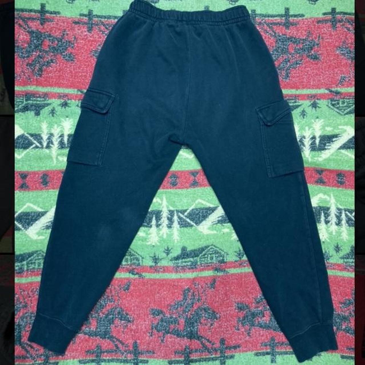 Nike cargo sweatpants embroidered swoosh black... Depop